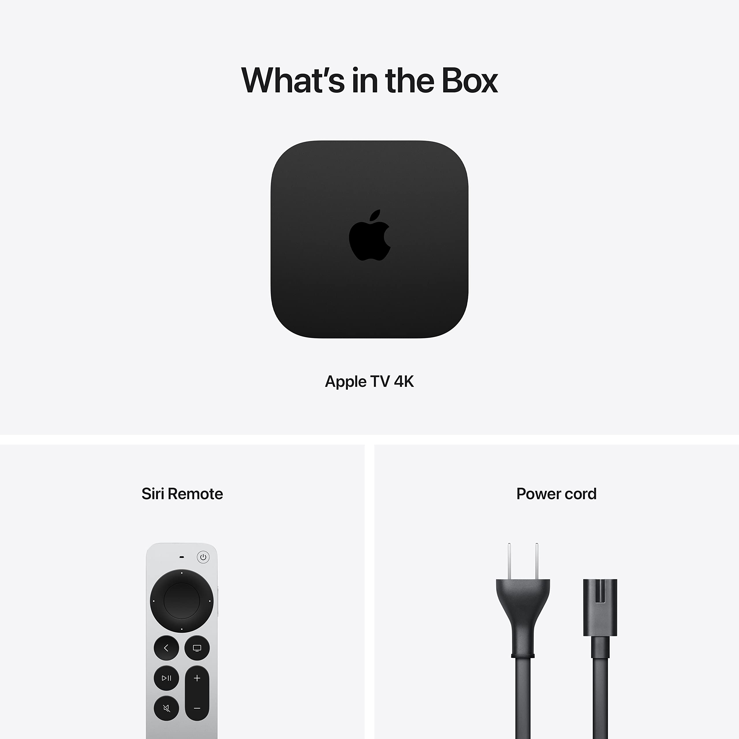 Apple TV 4K Wi‑Fi + Ethernet with 128GB Storage (3rd Generation